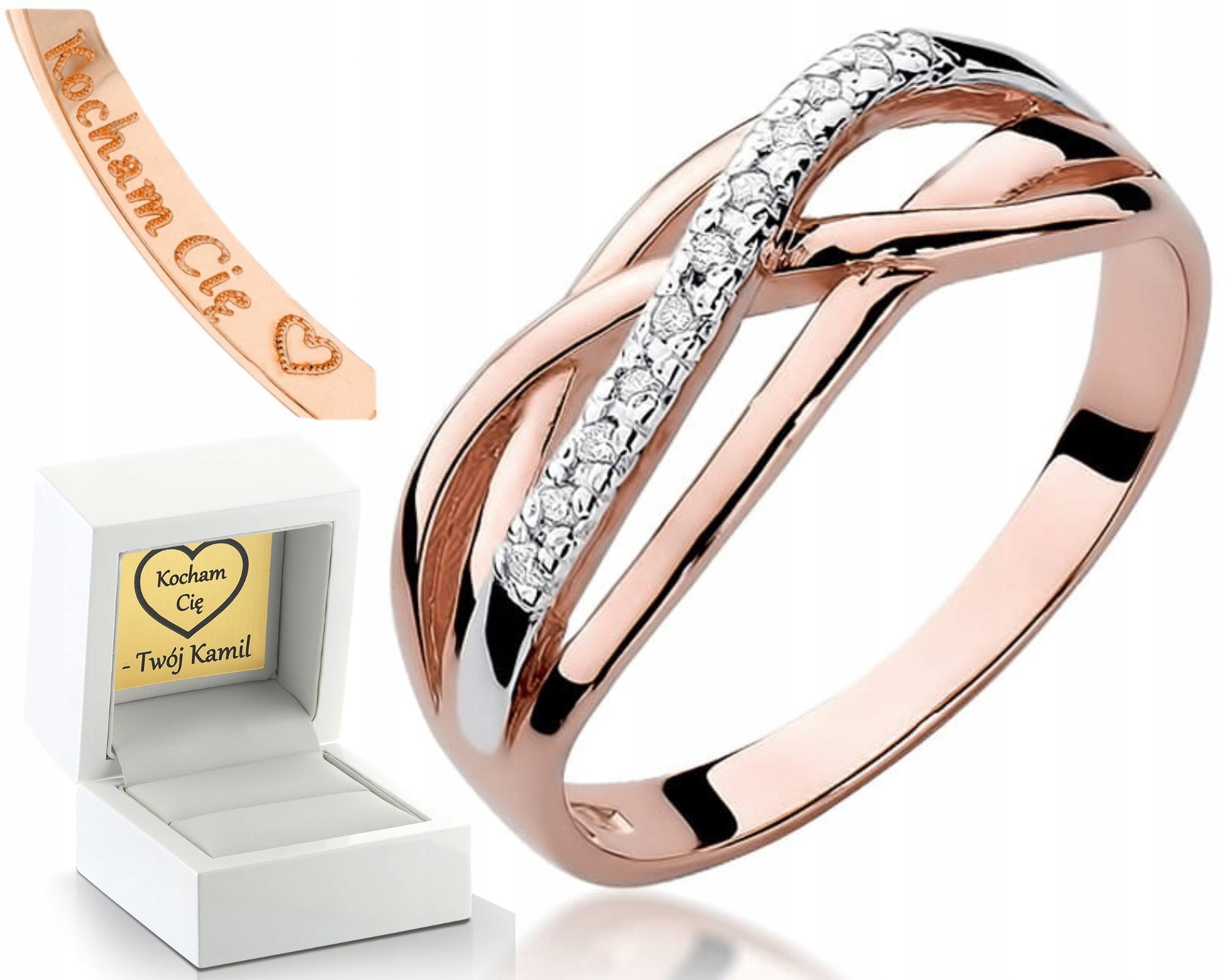 Prstýnek Z Růžového Zlata 585 Zlato