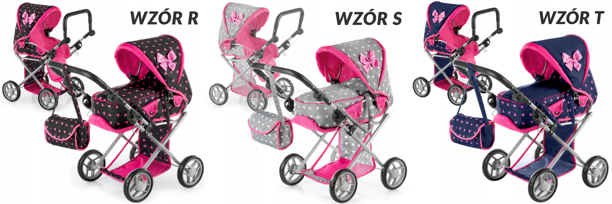 WÓZEK DLA LALEK GŁĘBOKI SPACERÓWKA GONDOLA 3w1 KINDERPLAY TORBA POŚCIEL EAN (GTIN) 5907747602106