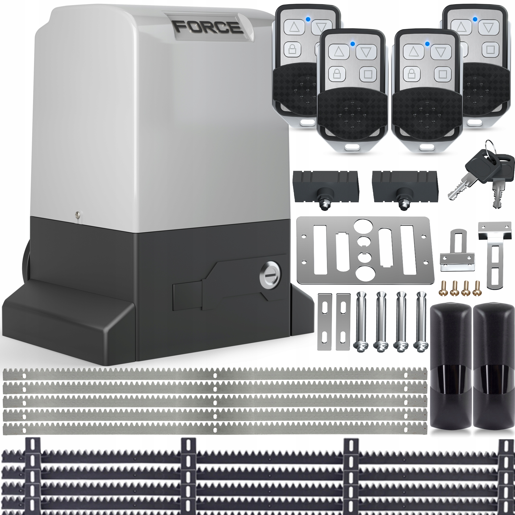 Sada Pro Brány Pohon Force 2000 Kg Ovladače 5x Lišta