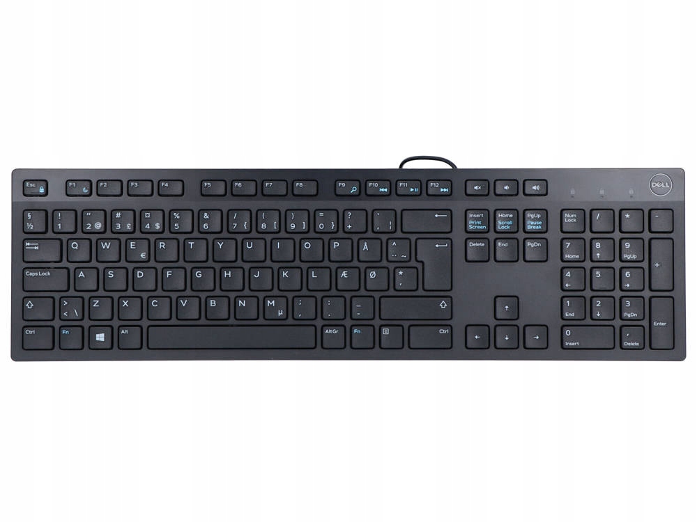

Nowa Klawiatura Biurowa Dell KB216 Qwerty Naklejki