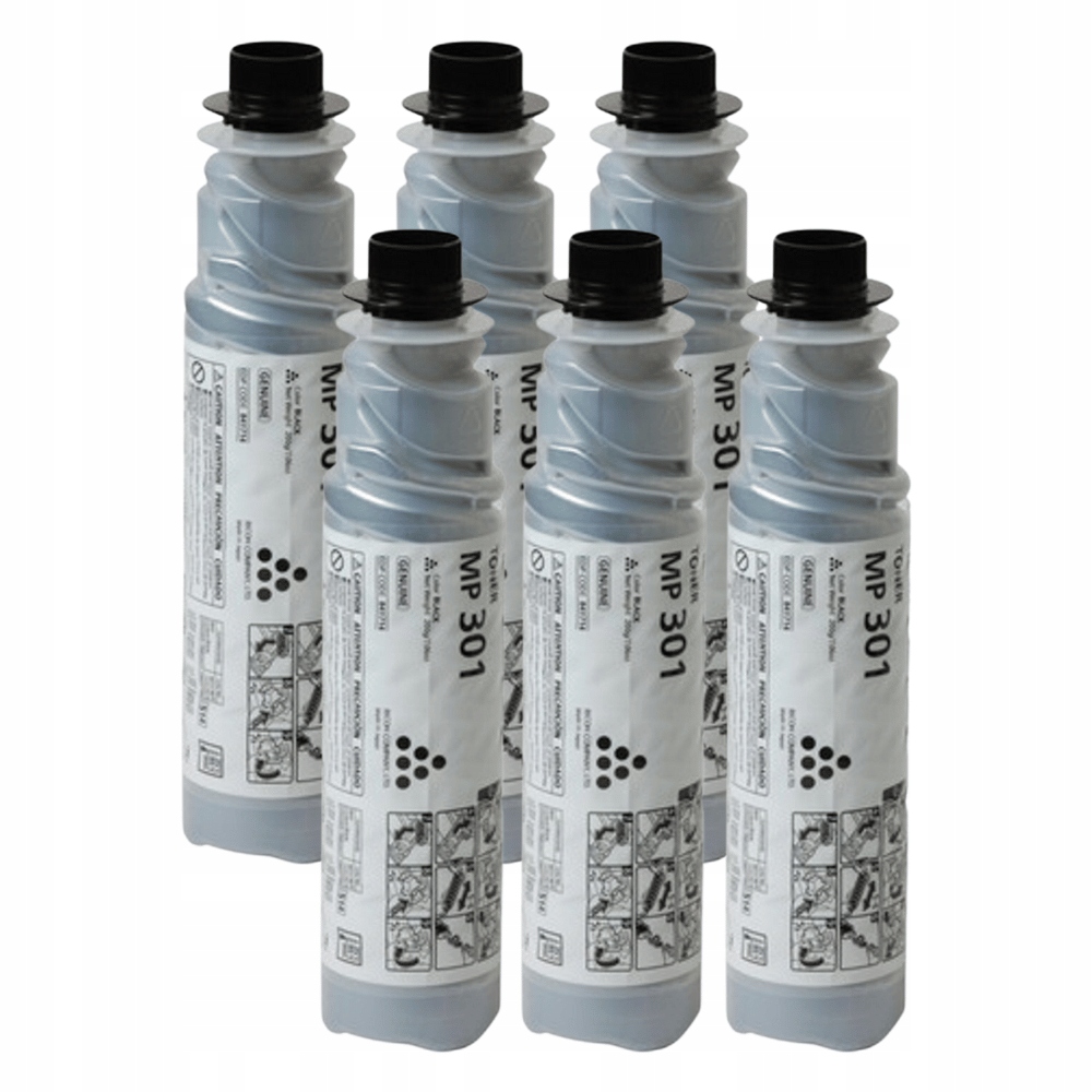 6-pak Nowy Toner MP301 do Ricoh MP301SP MP301SPE MP301E 841913 841711