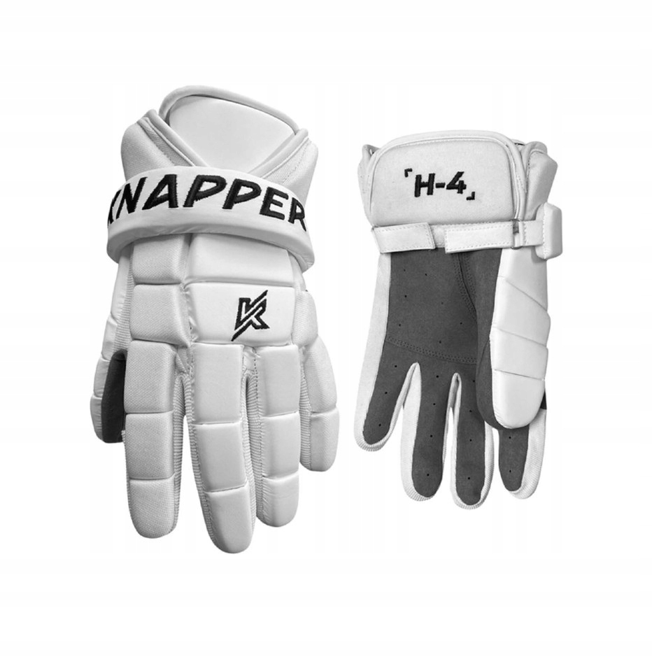 Knapper Hokejbalové rukavice Knapper H4, bílá, Xs