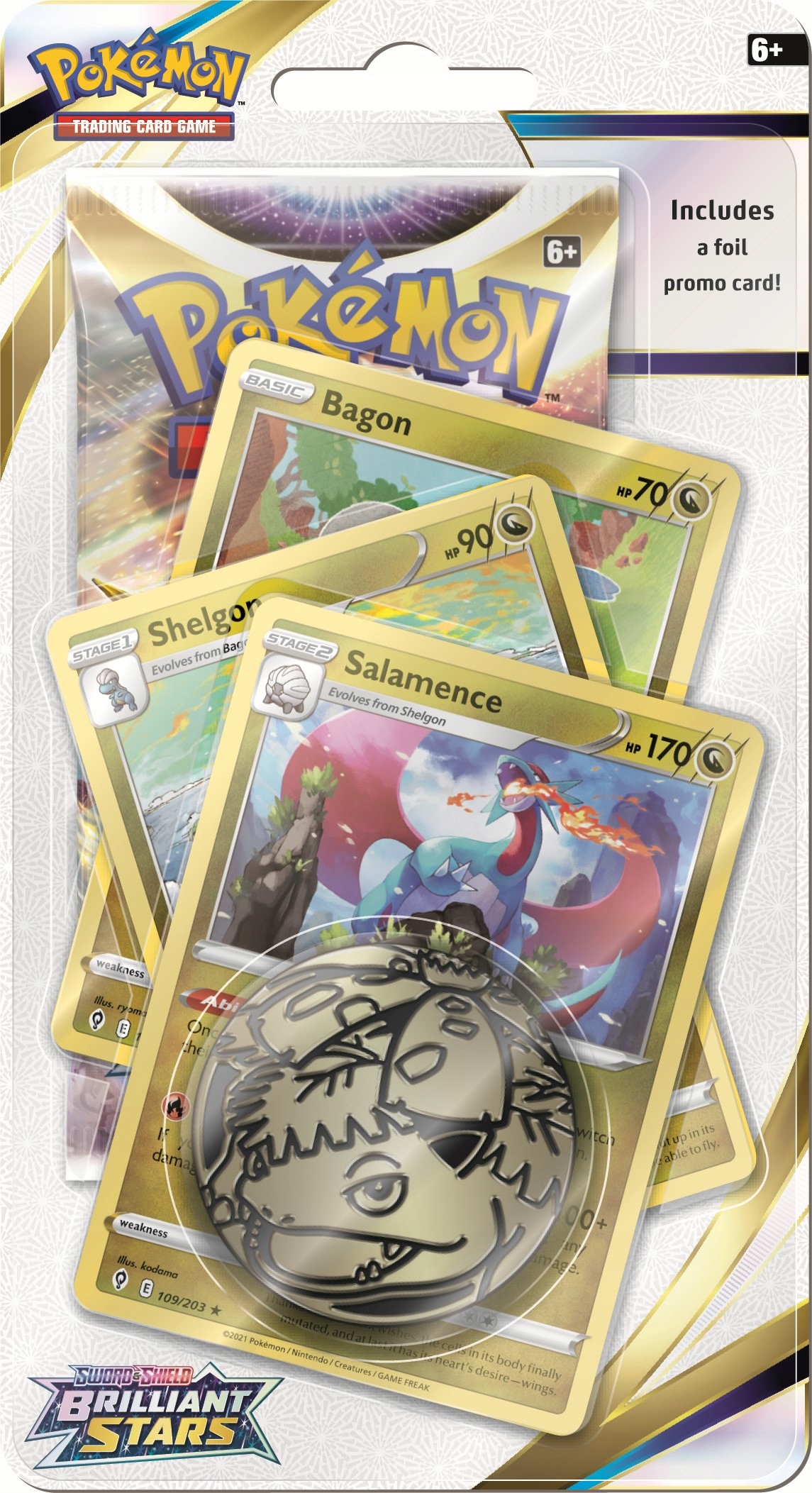 

Pokemon Tcg: 9.0 S&s Brilliant Stars Salamence
