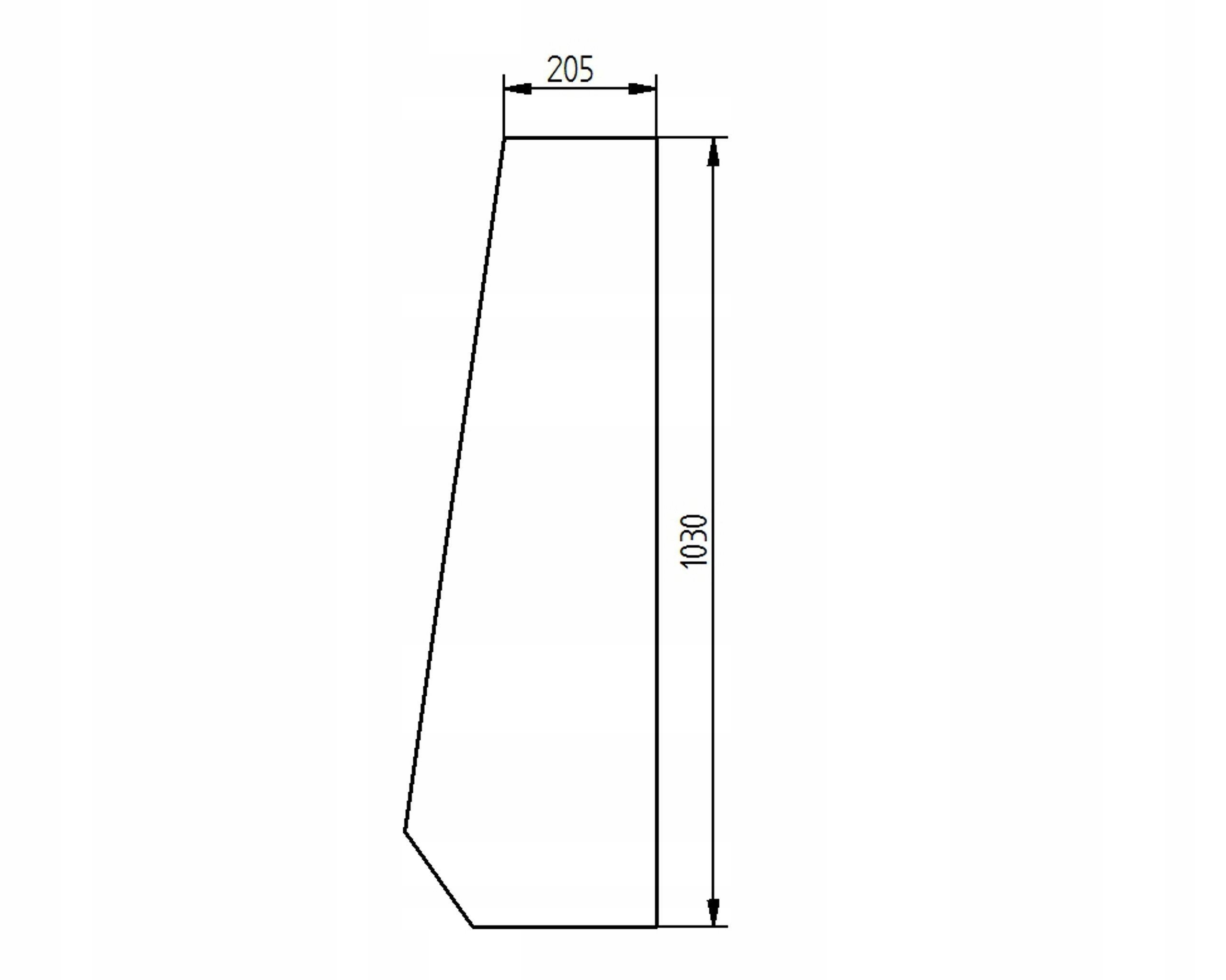 sklo nabíječka Volvo přední boční 11429056