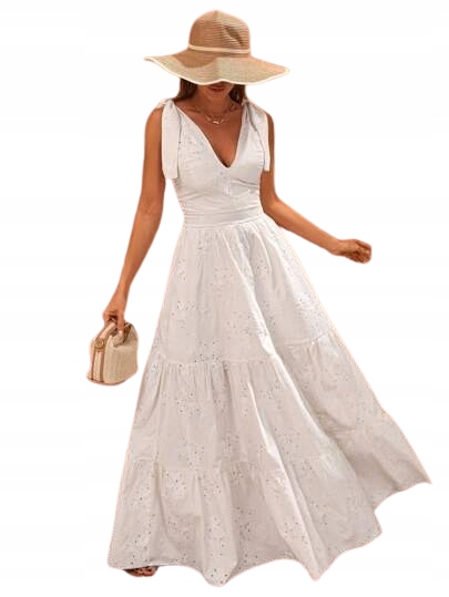 Shein Šaty S Výšivkou Maxi XL 1 Db