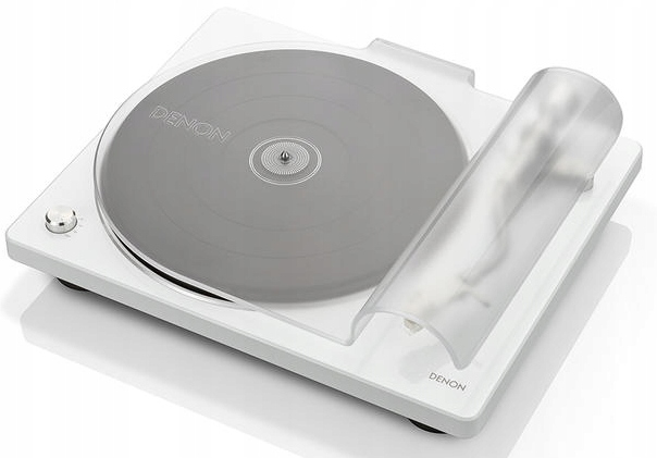 Denon DP-400 Wybitnej Klasy Automatyczny, Wyjątkowy, Stylowy, Biały Połysk