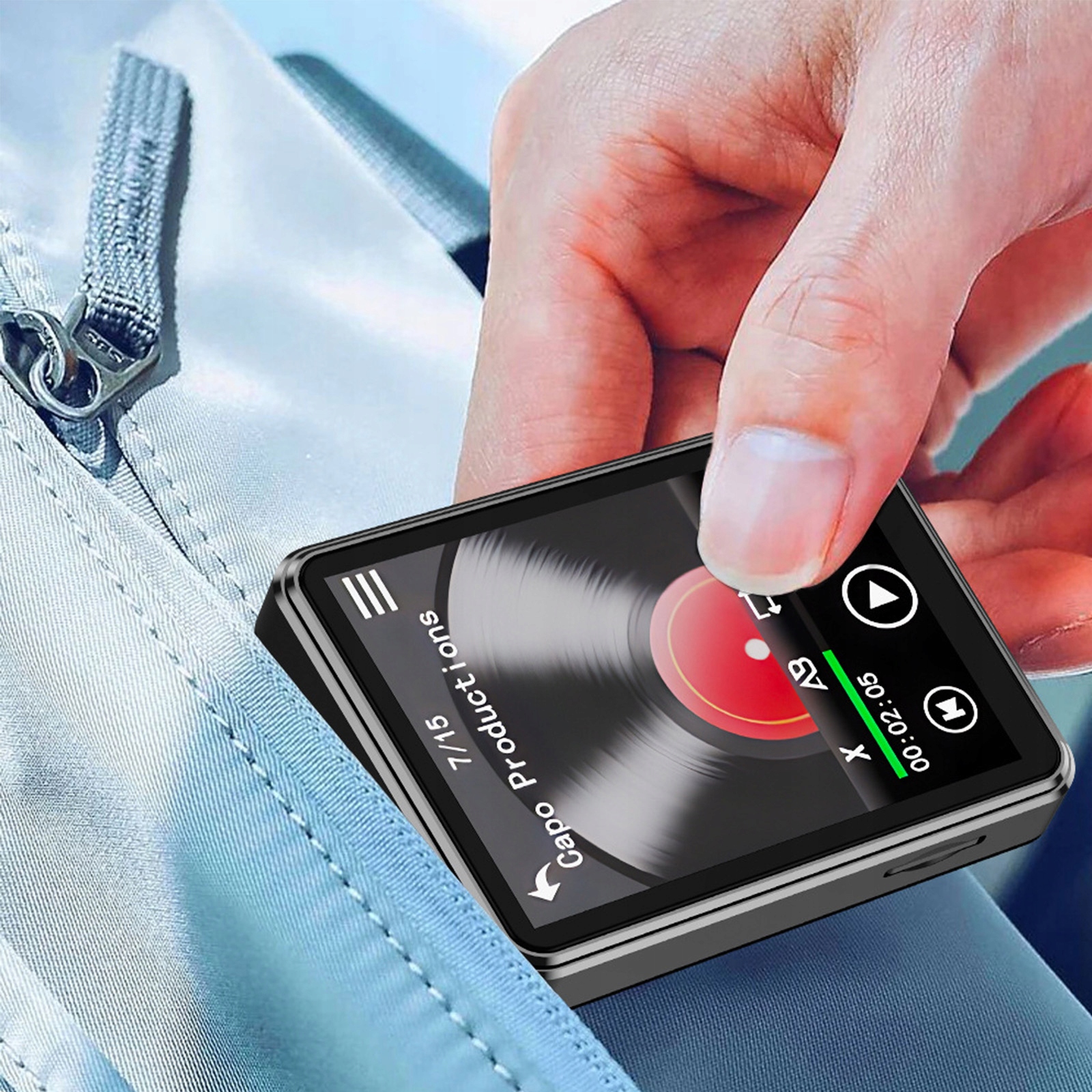 ODTWARZACZ MUZYCZNY HIFI MP3 MP4 16GB BLUETOOTH 5.3 FM RADIO POLSKI MENU EAN (GTIN) 6933830680903