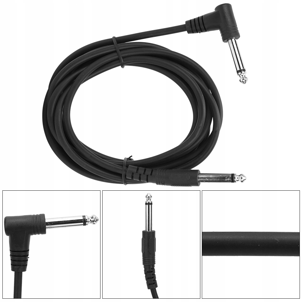 KABEL GITAROWY DO GITARY DUŻY JACK KĄTOWY 3M EAN (GTIN) 637495689450