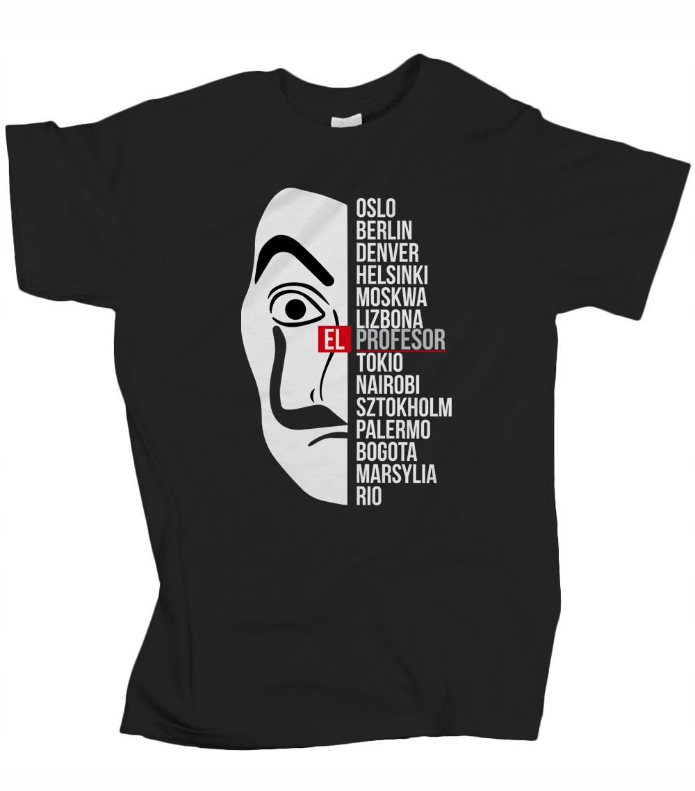 

Koszulka męska Dom z papieru La casa de papel