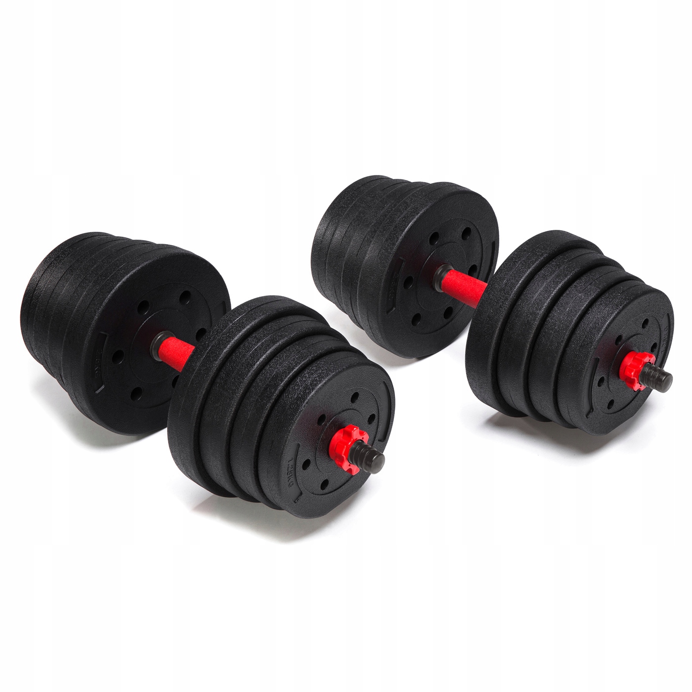 Zestaw Hantle 30kg 2x15kg Hantli Sztanga Gryf Marka AbarQs