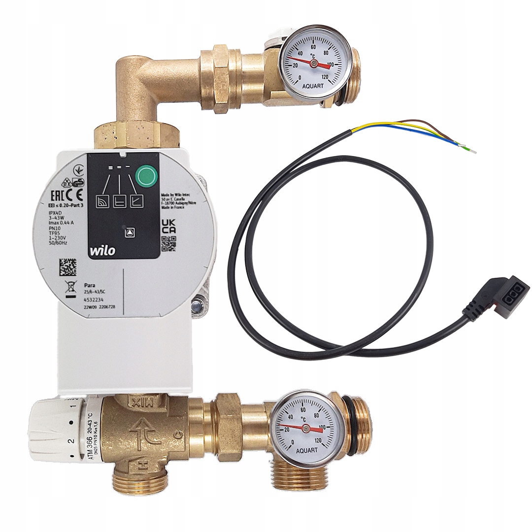 Miešací systém pre podlahu s čerpadlom Wilo Yonos