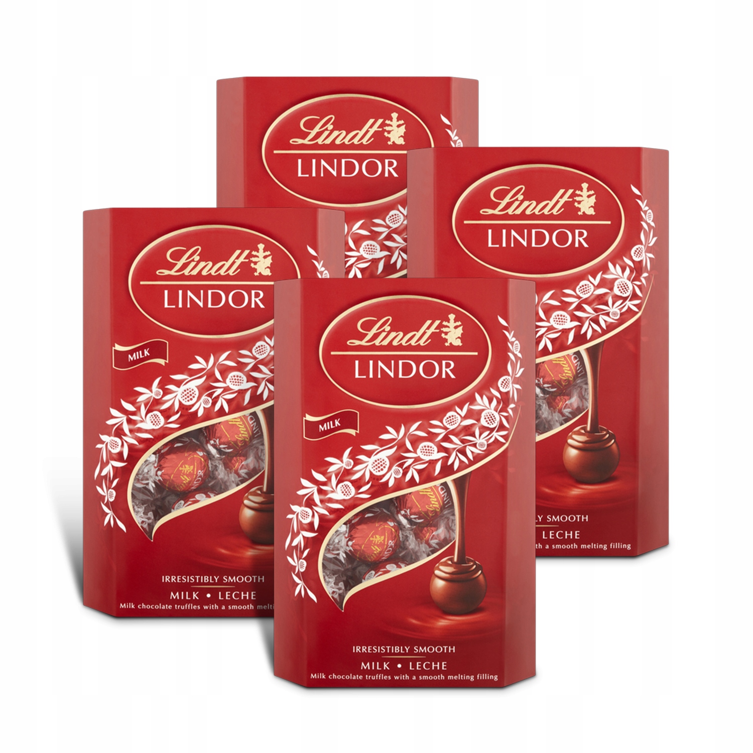 Lindt Lindor Praliny czekolada mleczna 4x337g