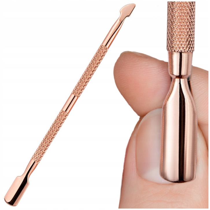 

Dłutko Rose Gold Półokrągłe kopytko pusher do skór
