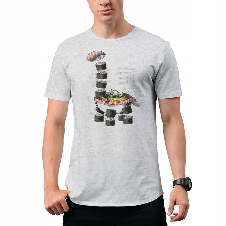 

Koszulka T-Shirt Sushi Dinosaur 2XL