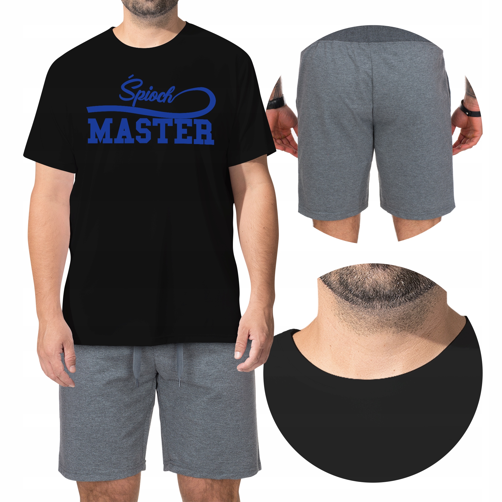 

Piżama Męska Spodenki Śpioch Master L