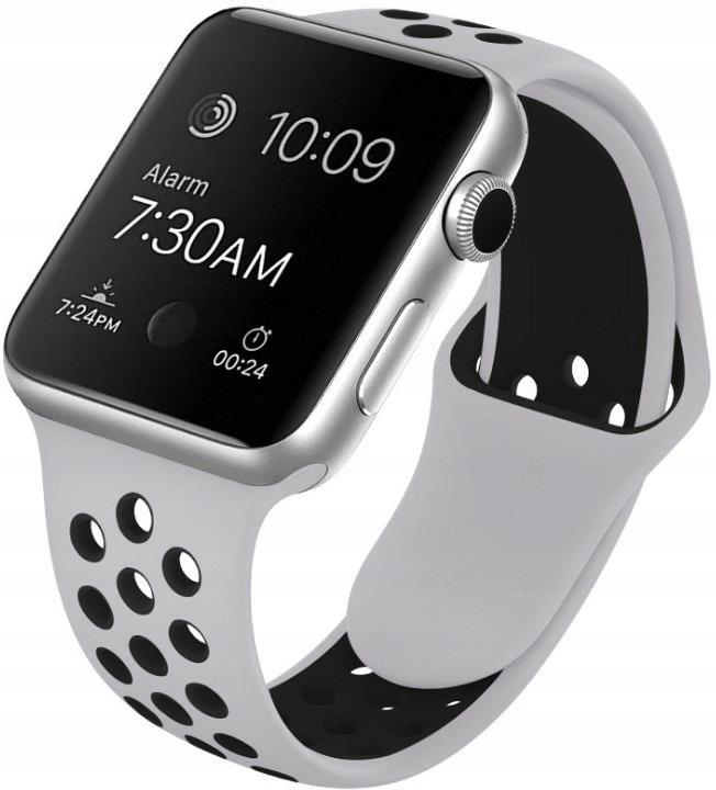 

Pasek Inoly do Apple Watch 42/44/45mm Szaro-czarny