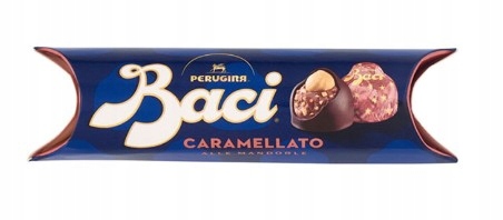 Levně 4x Čokoládky Baci Caramellato Alle Mandorle 37,5g Perugina