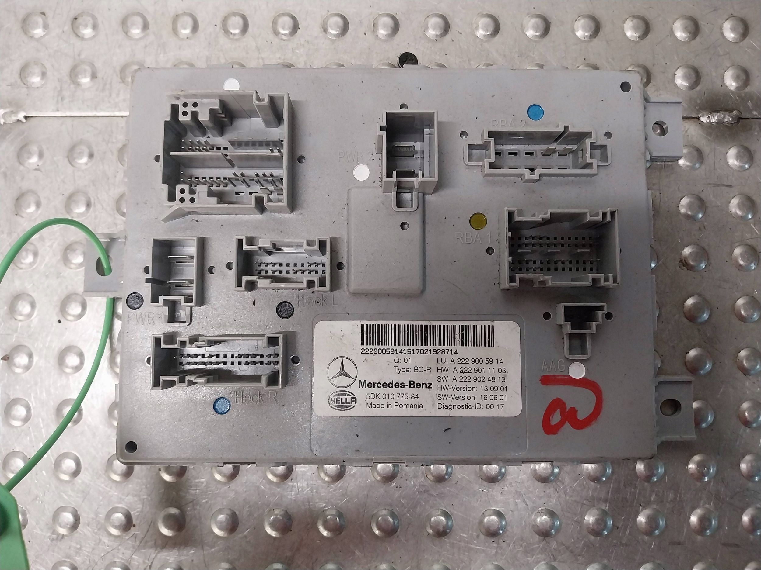 module control unit SAM A2229005914 MERCEDES-BENZ C AMG W205 W222 4MATIC