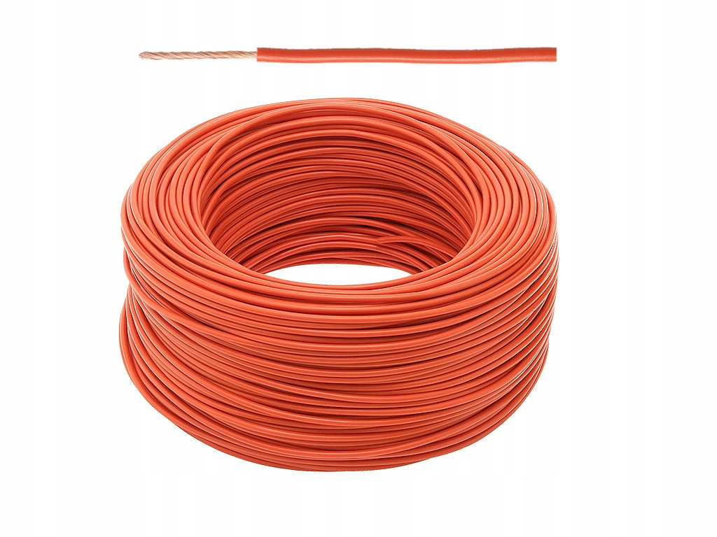

Przewód LgY 1x1mm H05V-K pomarańczowy (2m)