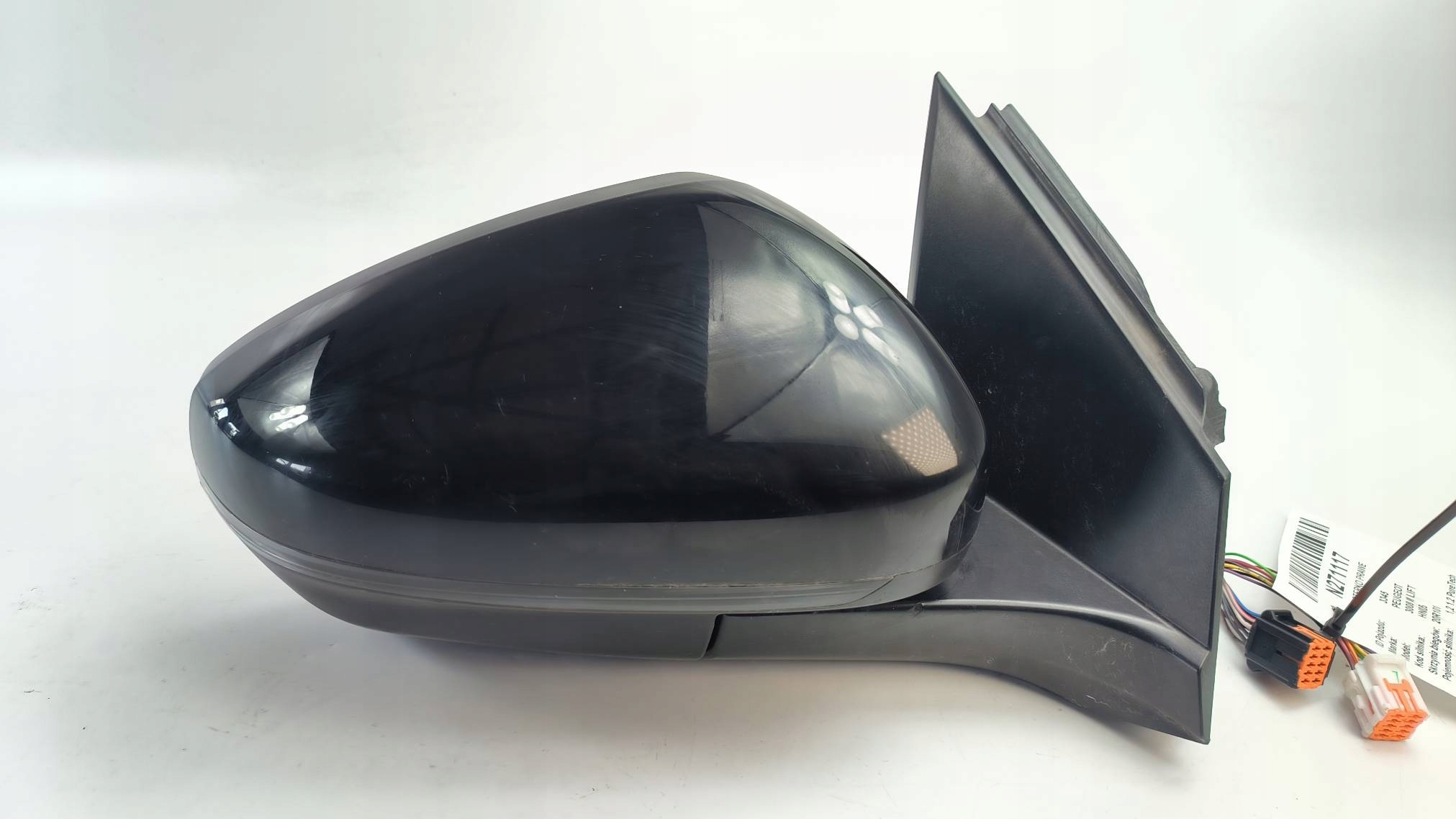 mirror right PIN 9 +8 PEUGEOT 3008 II LIFT
