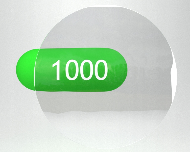 

Naklejki Kółka bezbarwne Fi 4 cm – 1000 szt.