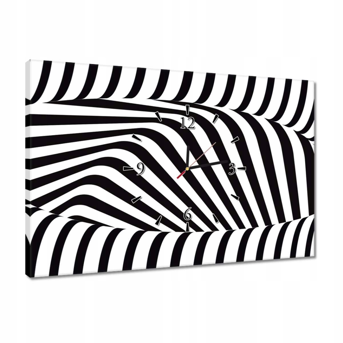 Hodiny 60x40 Abstrackja černobílé