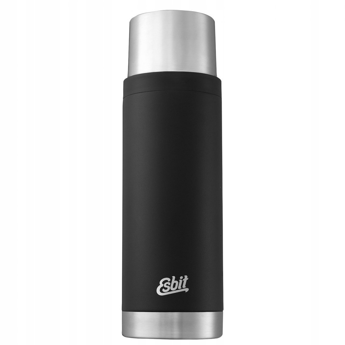 Termoska Esbit Sculptor Vacuum Flask 1 L Černá 2 šálky nerezová ocel