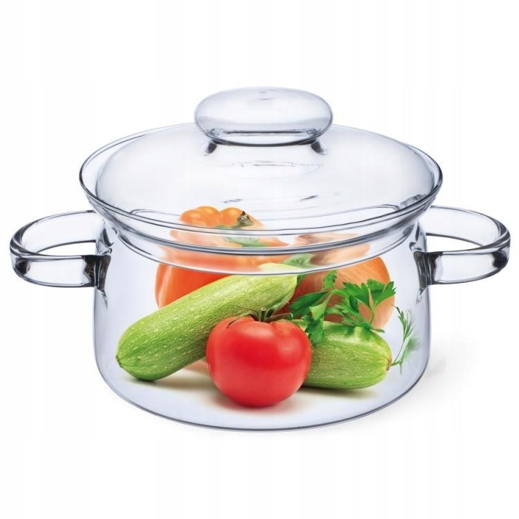 Garnek Szklany Z Pokrywką Gourmet 2l Simax szkło żaroodporne borokrzemowe