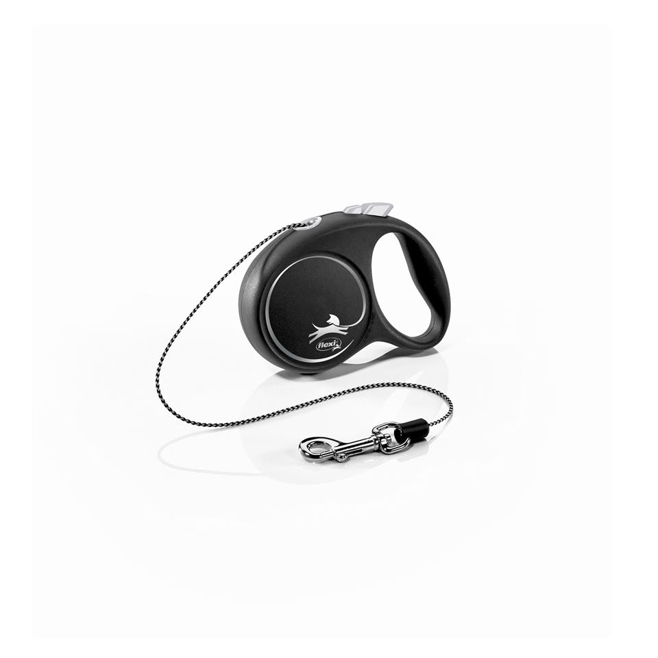

Flexi Smycz Black Design Xs linka 3m 8kg czarny