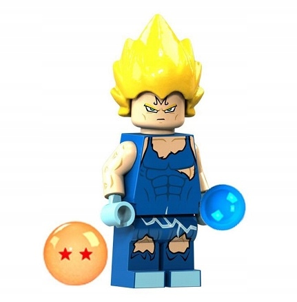 

Klocki Dragon Ball figurka Majin Vegeta kula