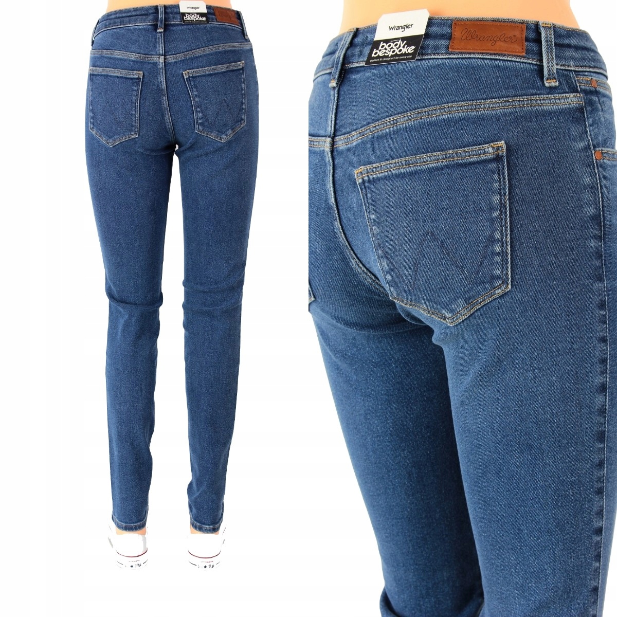 

Wrangler Slim Jeansy Proste Spodnie _ W29 L34