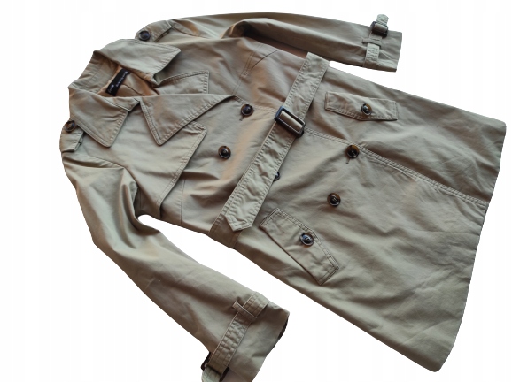 1018*BOOM___PŁASZCZ TRENCZ 36