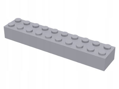 

Lego 3006 Klocek 2x10 Szary jasny Lbg Nowy (6g)