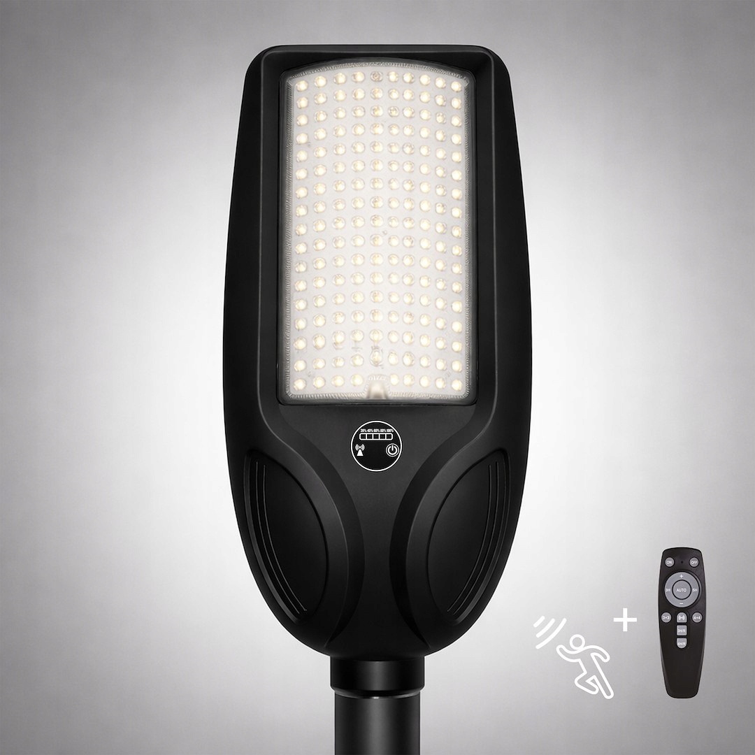 Eko-Light Solární Lampa Venice 200 W 1500Lm 4000K Ip65 Osvětlení
