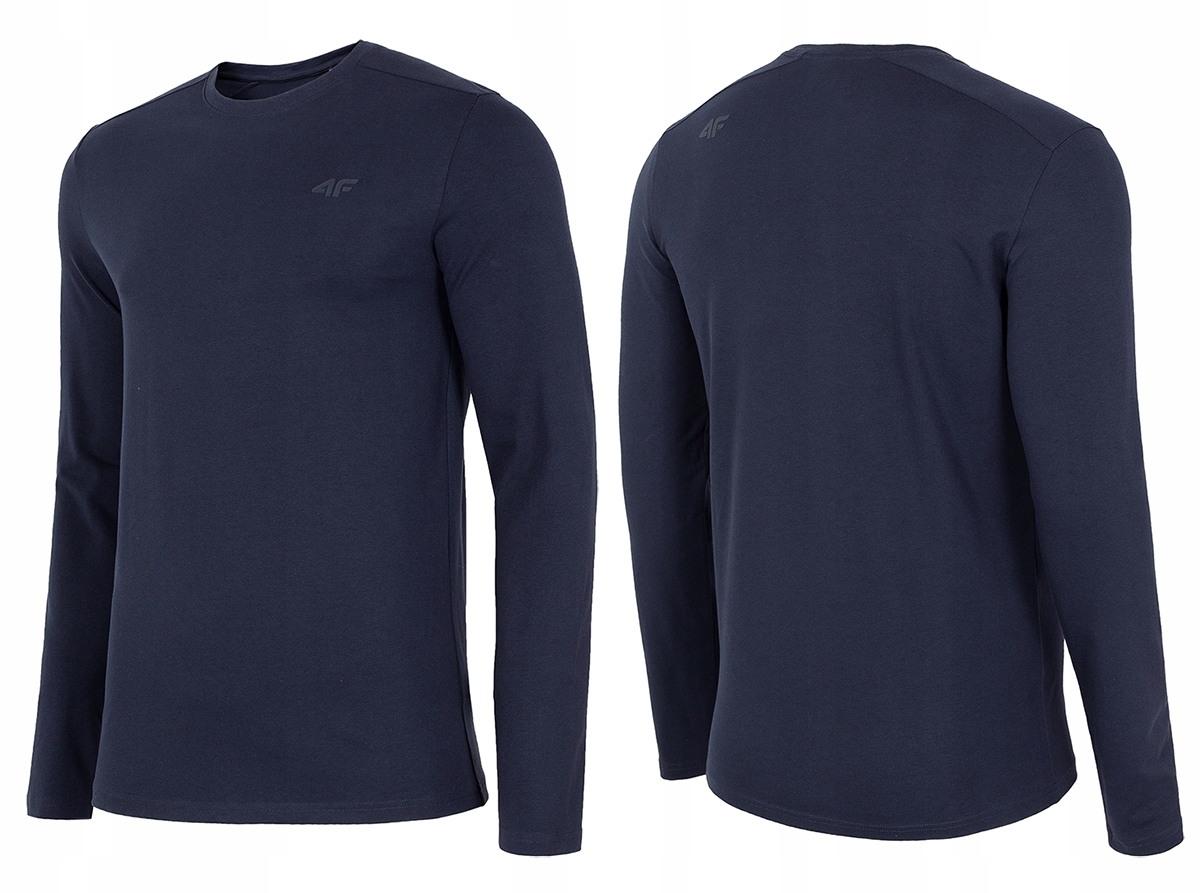 

4F Męska Koszulka Longsleeve TSML001 Bawełna M