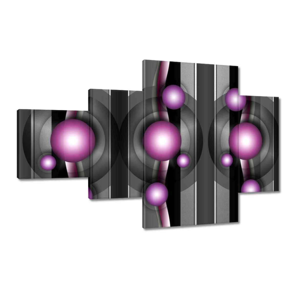 Obrazy 130x80 Fialová abstrakce