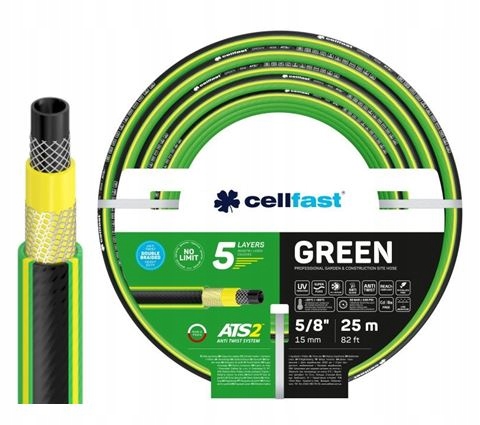 Wąż ogrodowy Cellfast Green ATS2 5/8" 25m (15-110)