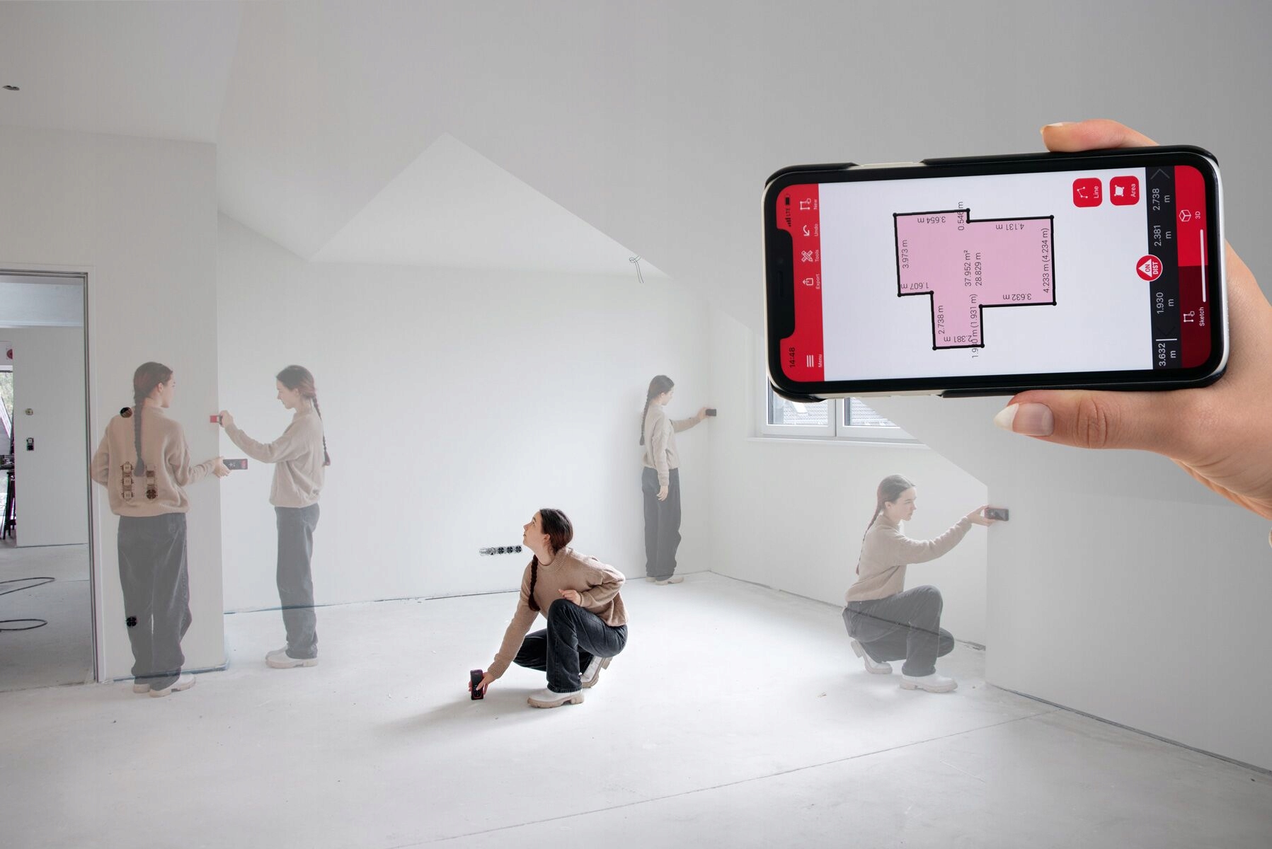 DALMIERZ LASEROWY LEICA DISTO D5 set Informacje dodatkowe cyfrowy celownik