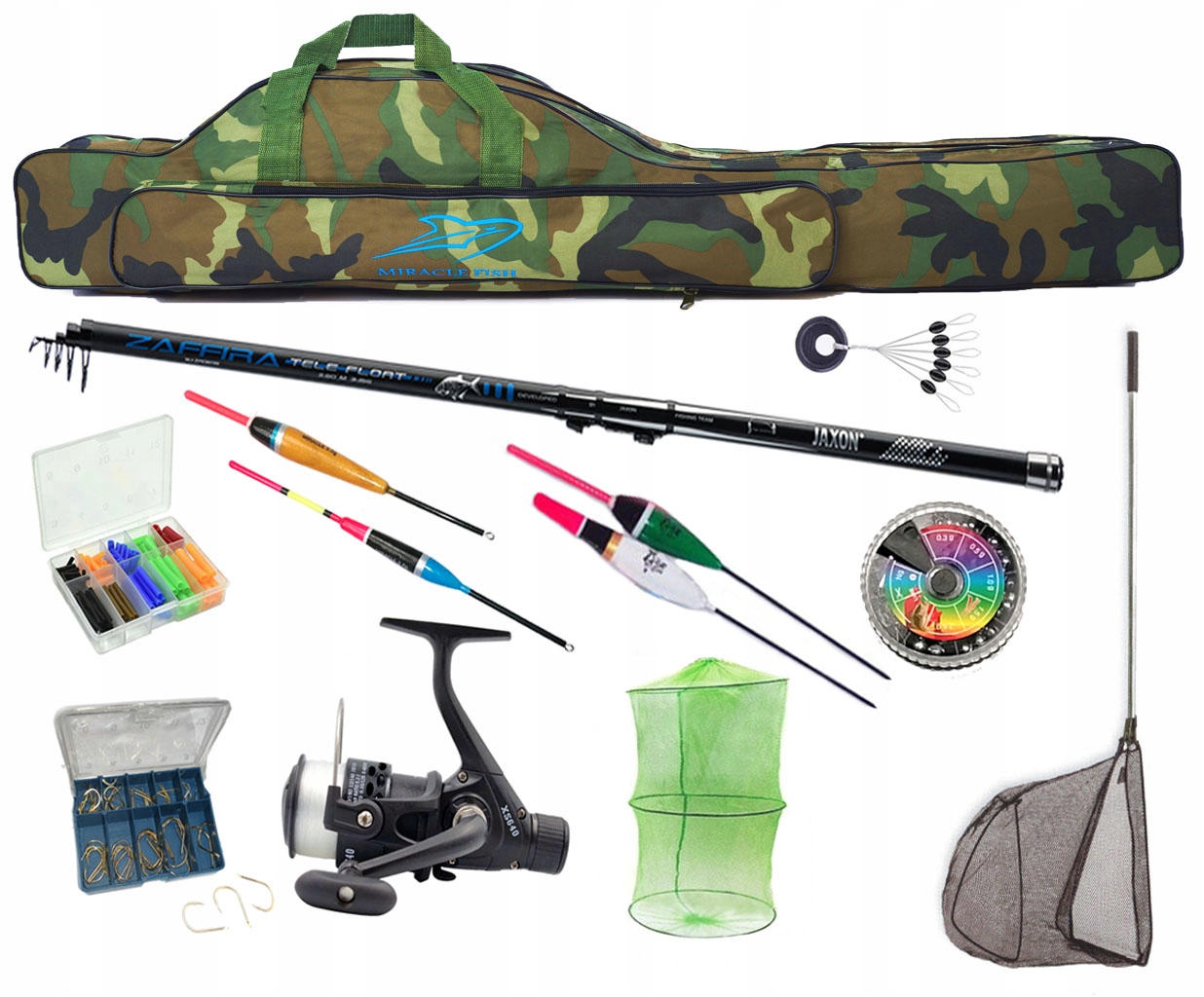 Sada rybářských prutů Jaxon 3,6 3-15 g Splávek Spp Dárek pro rybáře