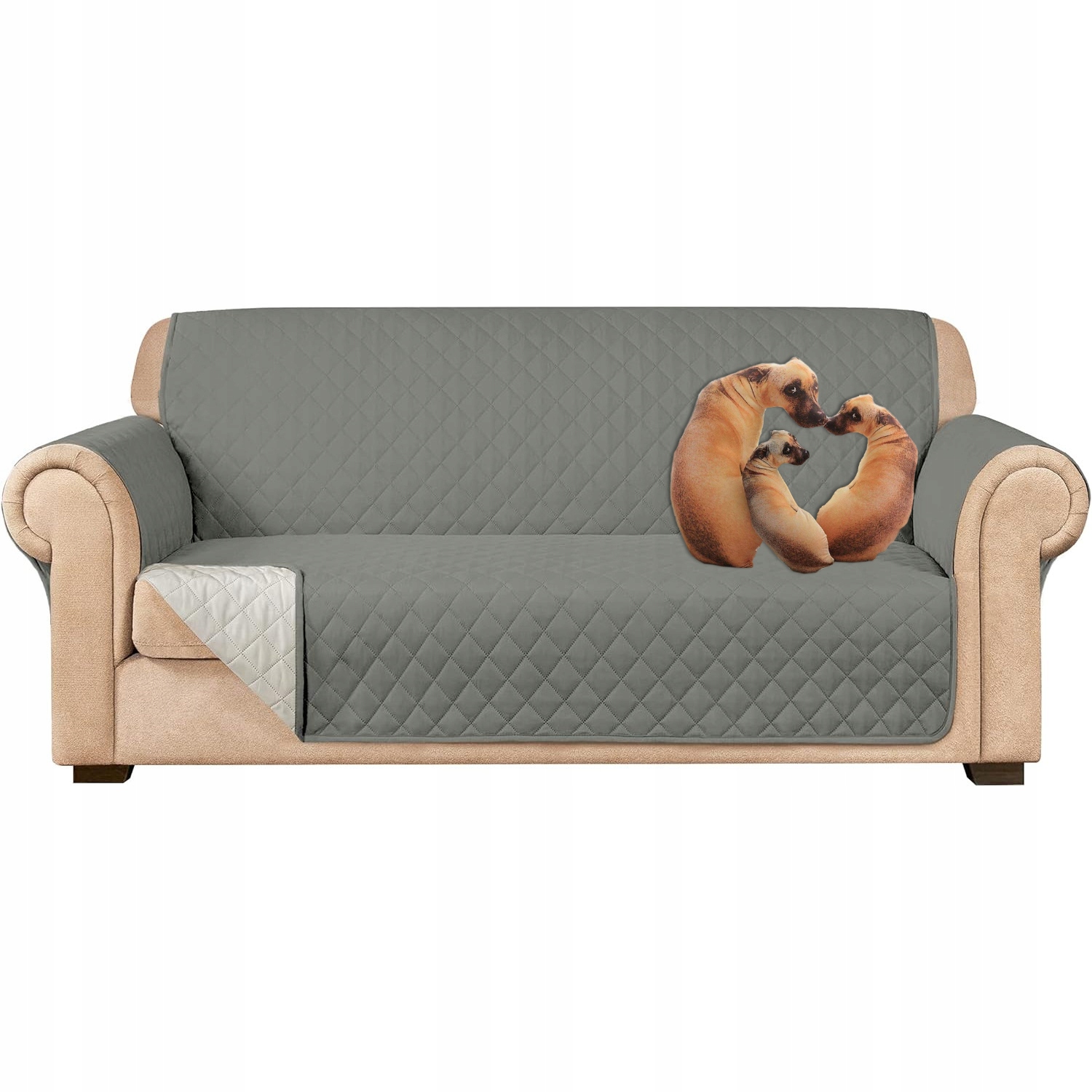 Pokrowiec Narzuta Ochraniacz na Kanapę Sofę 160 cm dla Zwierząt, Psa i Kota