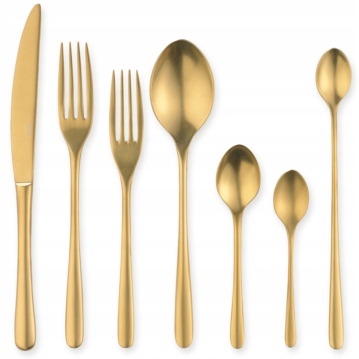 VERLO LUI GOLD Widelec stołowy Wykończenie matowe