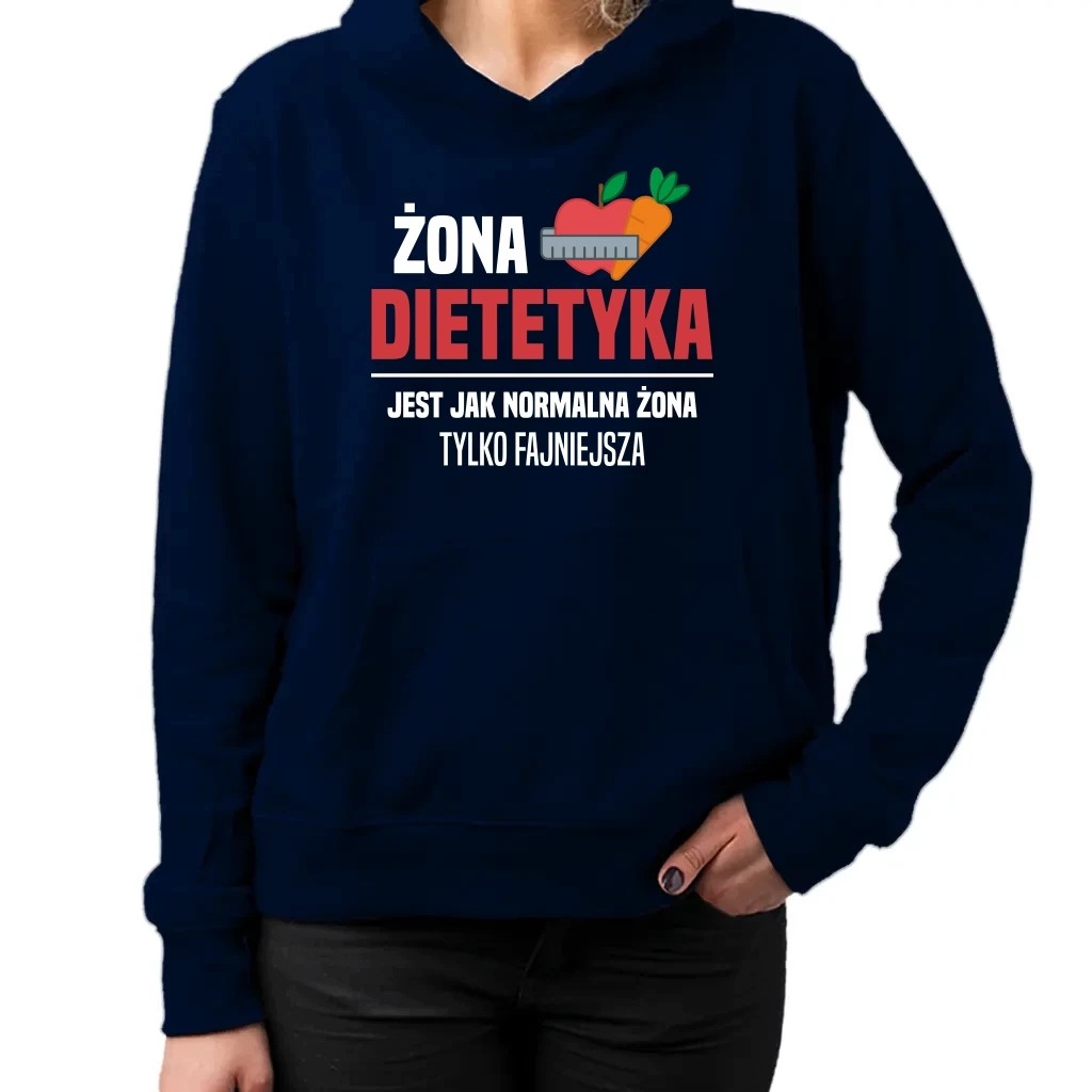 Manželka dietologa je jako normální manželka – dámská mikina jako dárek XXL