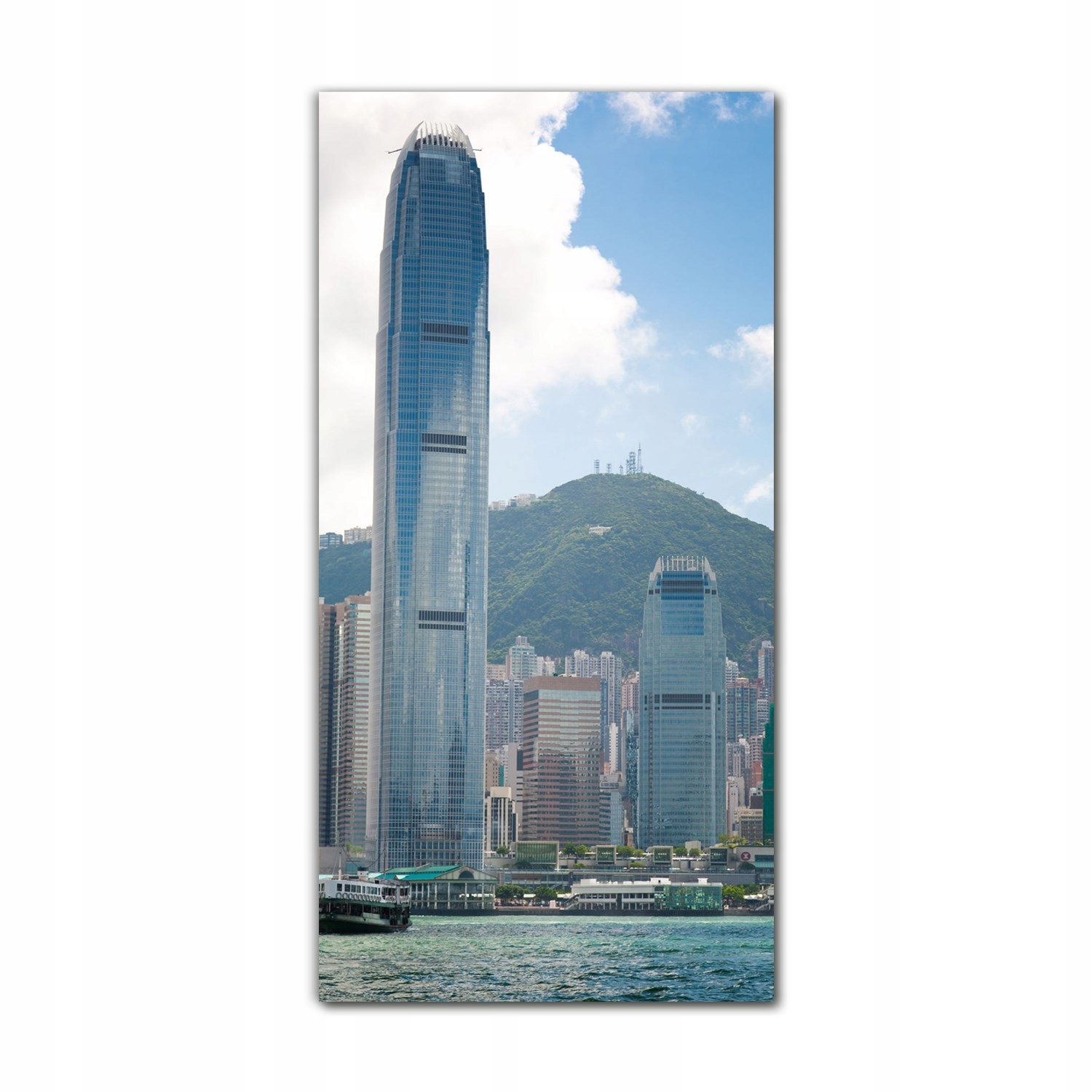 

Obraz szklany nowoczesny 70x140 Hongkong budynki