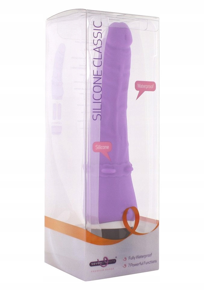 FIOLETOWY WIBRATOR ANALNY 19CM CLASSIC CIENKI Kod producenta SexSalon