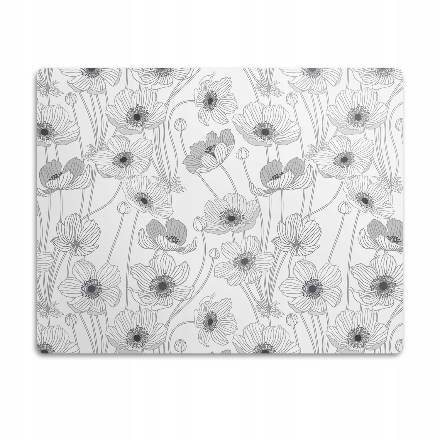 Levně Pod misky ochranná podložka pro psa Obrys máku 60x40 cm