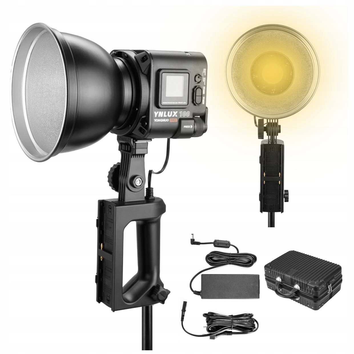 Lampa Led Fotograficzna Studyjna 2700-6500K 120W Bowens Yongnuo LUX100 Pro