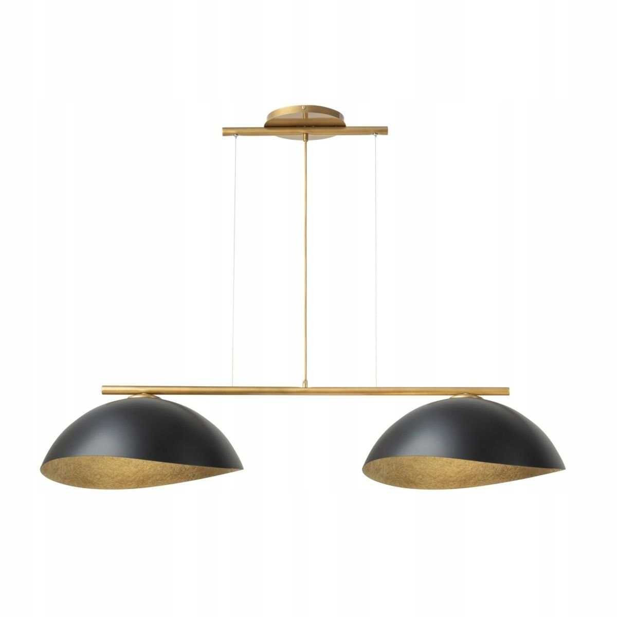 Závesná lampa s čierno-zlatými tienidlami Solar 2 M 40571 Sigma Lighting