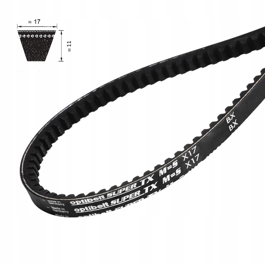 Pas pasek klinowy uzębiony Bx 1203 Lp Optibelt 17x1203 (BX46)