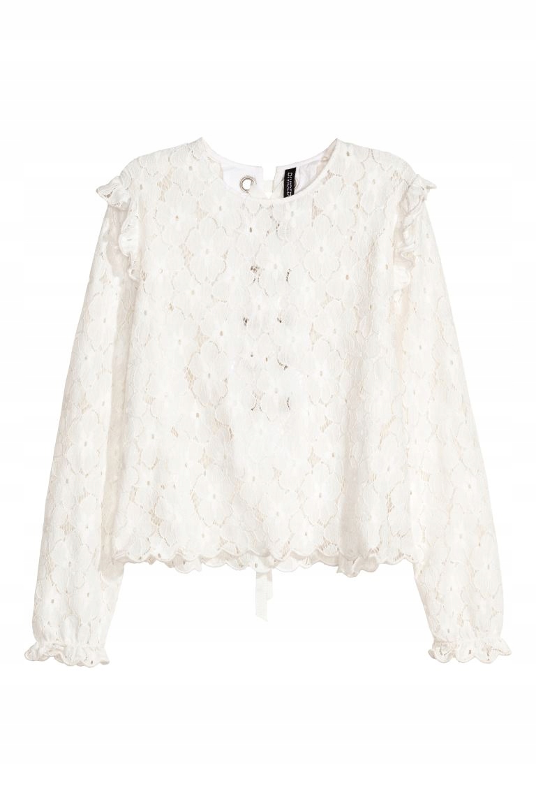 

H&m Bluzka ze sznurowaniem rozm. 34,XS