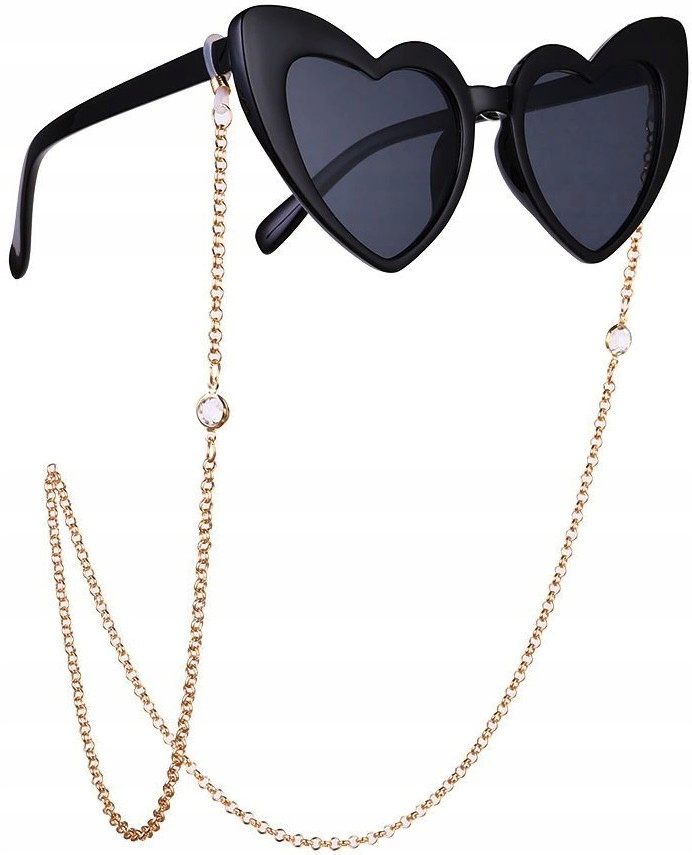 

Damski Łańcuszek do Okularów złoty łańcuch oczko